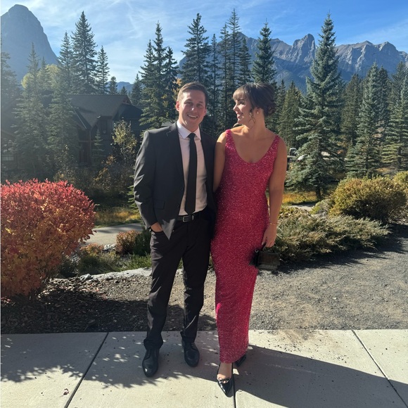 Sequin Pink Gown from Revolve - Picture 5 of 5